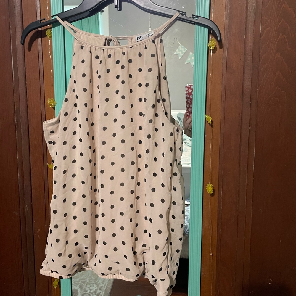 Express Polka Dot Tank Top Women’s Small